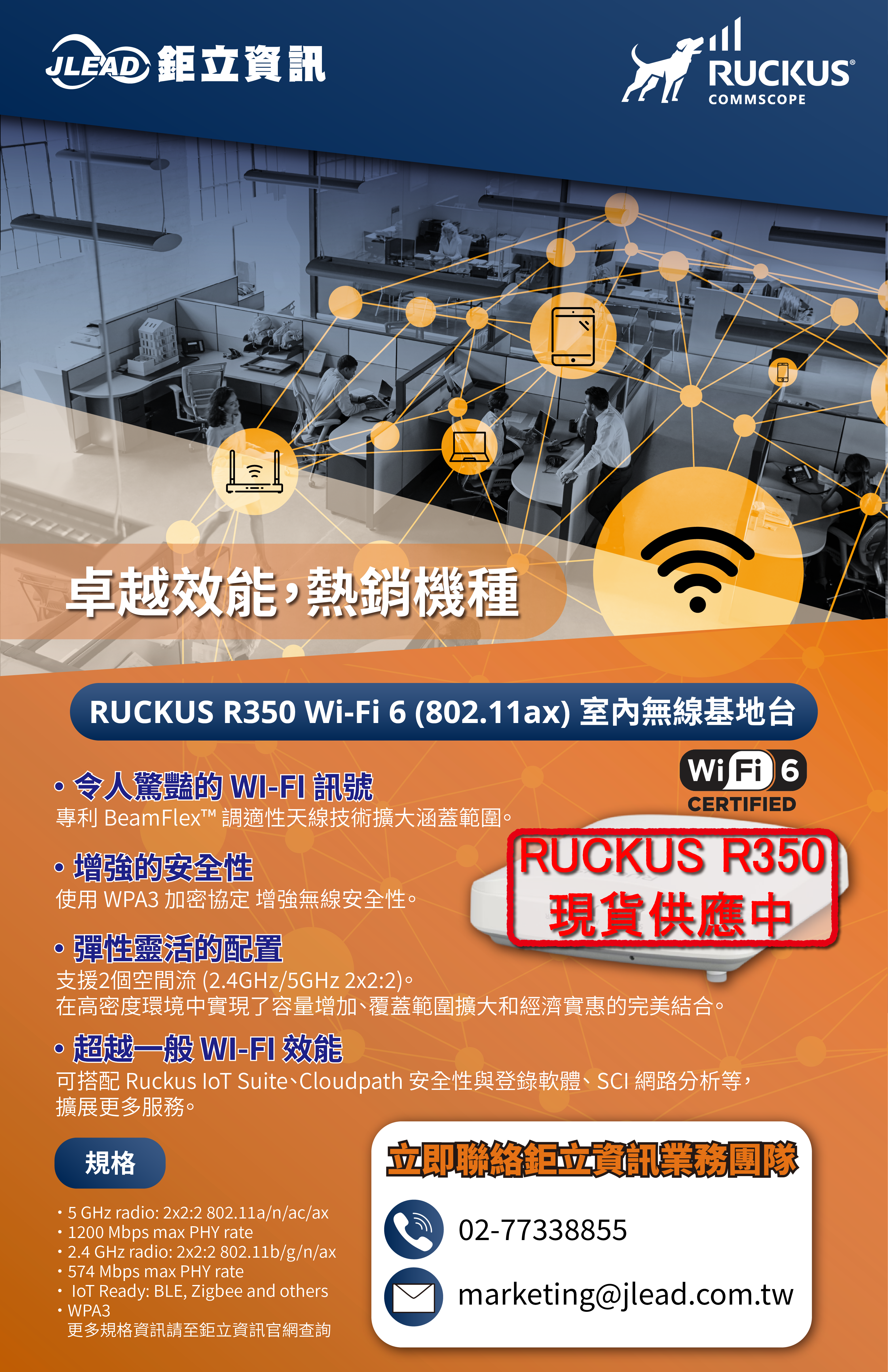 Ruckus R350 promotion EDM