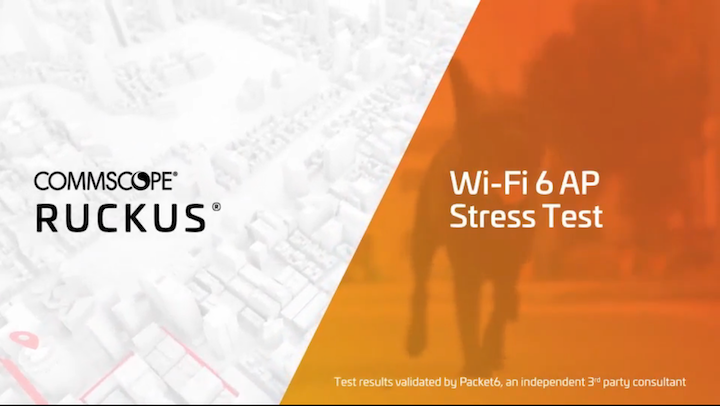 Ruckus AP 參與企業級 Wi-Fi 6 壓力測試，表現卓越！